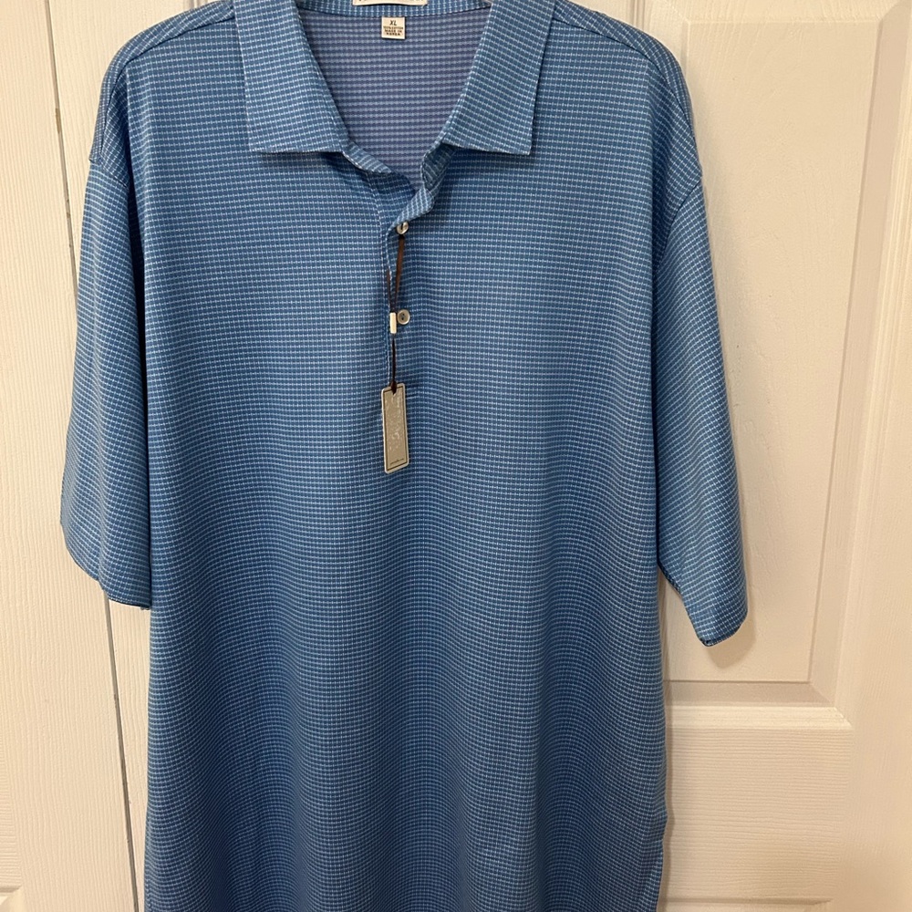 Peter Millar Light Blue Polo Shirt